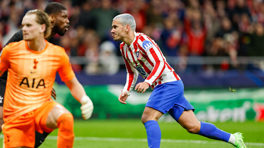 Antoine Griezmann scoring.