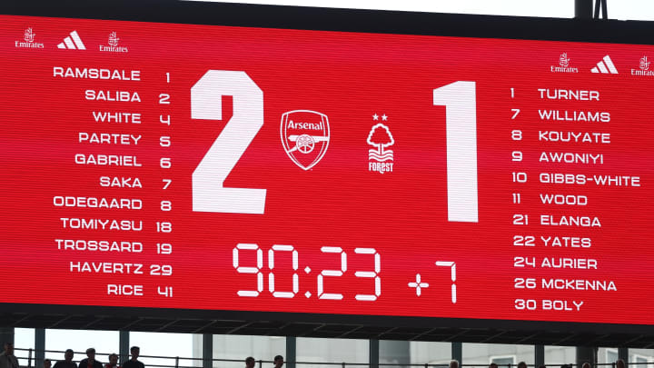 Arsenal FC v Nottingham Forest - Premier League Arsenal FC v Nottingham Forest - Premier League