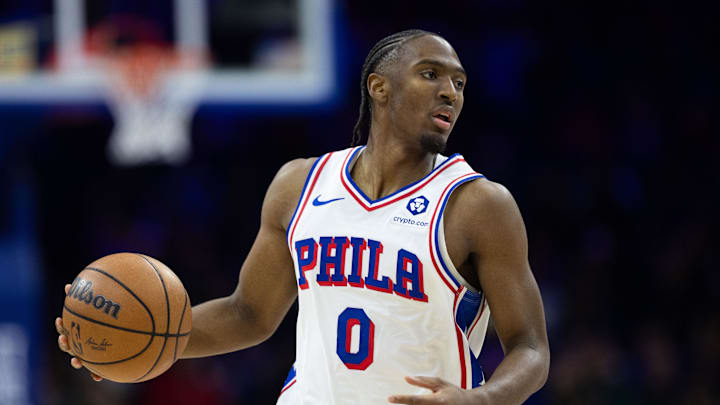 Philadelphia 76ers guard Tyrese Maxey is a great prop target tonight.