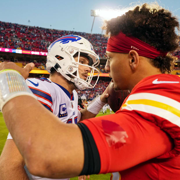 Josh Allen and Patrick Mahomes