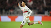Bilal El Khannouss im Trikot des VfB Stuttgart
