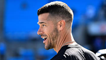 Carolina Panthers head coach Dave Canales