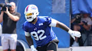 Defensive lineman DaQuan Jones during practice.