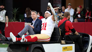 San Francisco 49ers running back Isaac Guerendo (31)