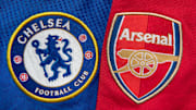 The Arsenal and Chelsea Club Badges