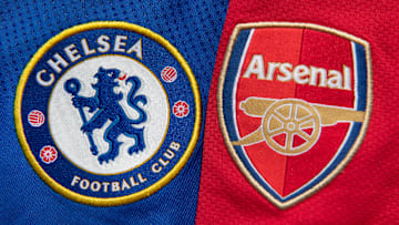 The Arsenal and Chelsea Club Badges