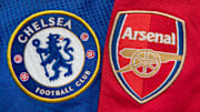 The Arsenal and Chelsea Club Badges