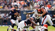 Chicago Bears quarterback Caleb Williams (18) scrambles in the second quarter of the NFL Preseason Week 2 game between the Chicago Bears and the Cincinnati Bengals at Soldier Field in downtown Chicago on Saturday, Aug. 17, 2024. The Bears led 10-3 at halftime.
