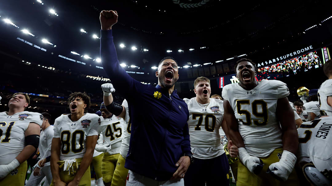Marcus Freeman, 91st Allstate Sugar Bowl  - Notre Dame v Georgia