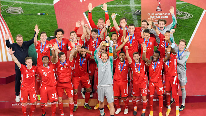 Der FC Bayern als Sieger bei der Klub-WM 2020 Der FC Bayern als Sieger bei der Klub-WM 2020