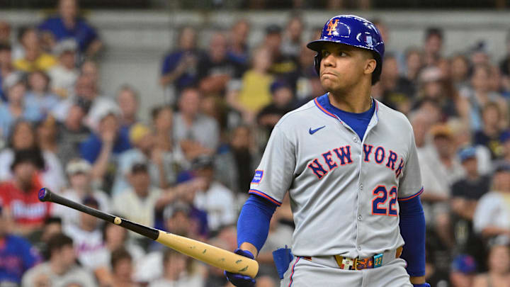 Juan Soto signed a mega-deal with the Mets this offseason. Juan Soto signed a mega-deal with the Mets this offseason.