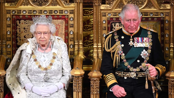 Queen Elizabeth and Prince Charles