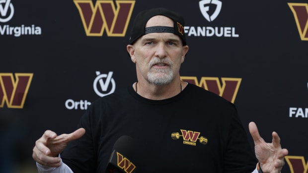 Washington Commanders head coach Dan Quinn