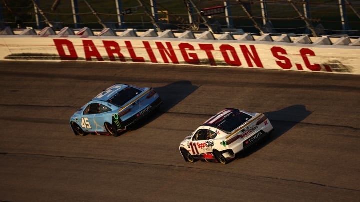 Tyler Reddick Denny Hamlin, Southern 500, Darlington Raceway, NASCAR