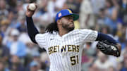 Milwaukee Brewers pitcher Freddy Peralta is an interesting prop target on Aug. 12. 