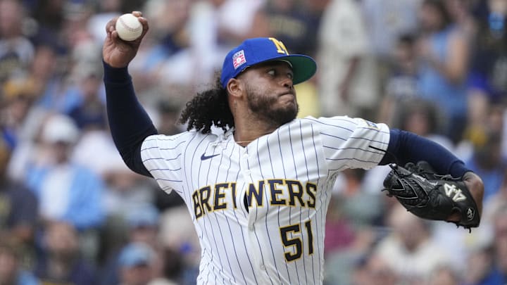 Milwaukee Brewers pitcher Freddy Peralta is an interesting prop target on Aug. 12. Milwaukee Brewers pitcher Freddy Peralta is an interesting prop target on Aug. 12.