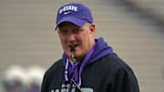 Klieman while at a Kansas State football practice.