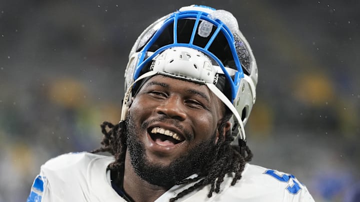 Detroit Lions defensive lineman Alim McNeill (54). Detroit Lions defensive lineman Alim McNeill (54).