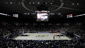 Purdue's Mackey Arena in West Lafayette, Ind.