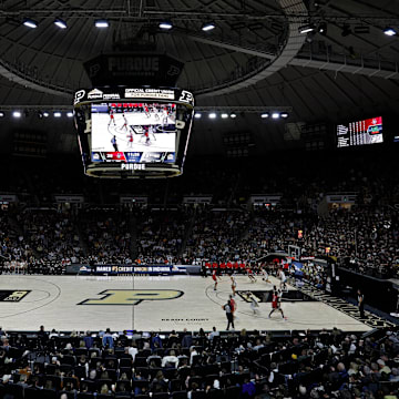 Purdue's Mackey Arena in West Lafayette, Ind.