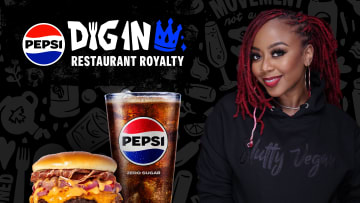 Pinky Cole Hayes for Pepsi Dig In Restaurant Royalty campaign 