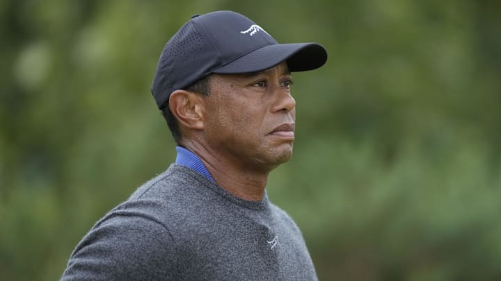 Tiger Woods during the 2024 Open Championship.