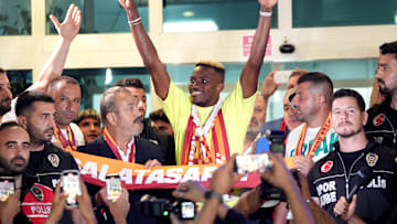 Victor Osimhen arrives in Istanbul on Galatasaray' transfer agenda