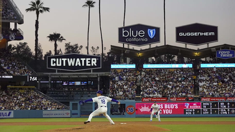 Dodger Stadium has the largest capacity of any current MLB stadium. | Kirby Lee-Imagn Images