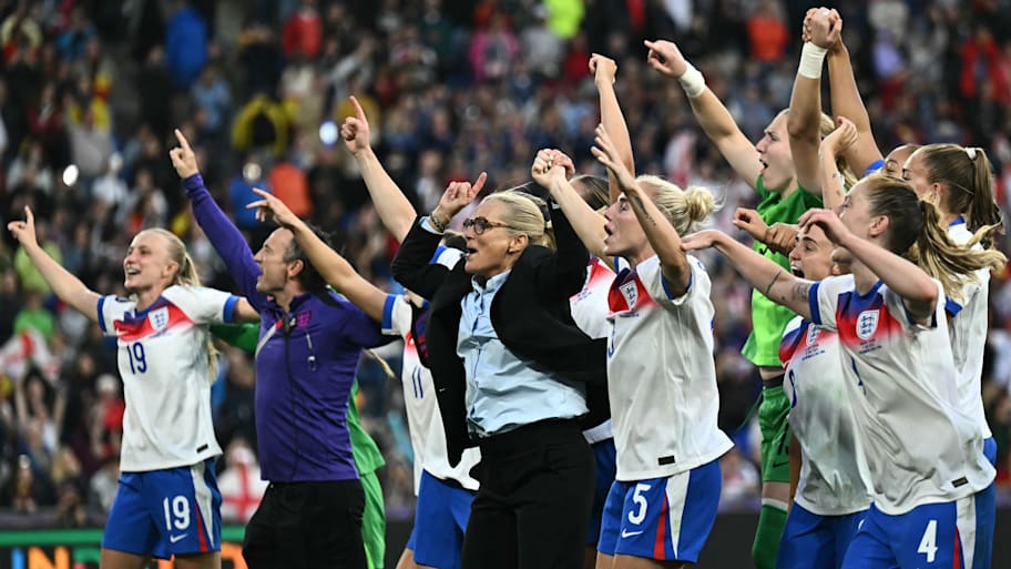 In a bizarre route to the title, each of England's knockout stage matches required extra time. | Fabrice Coffrini/AFP/Getty Images