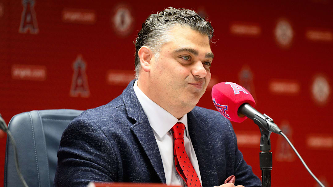 Los Angeles Angels general manager Perry Minasian Los Angeles Angels general manager Perry Minasian