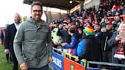 Ryan Reynolds en un partido del Wrexham contra el Sheffield United