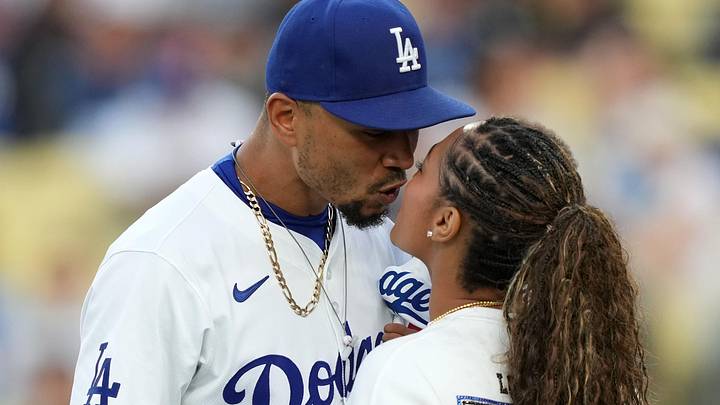 Mookie Betts' wife Briana shares matching fits date-night selfie with  struggling star