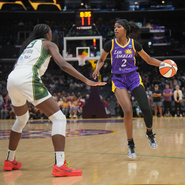 LA Sparks forward Rickea Jackson 