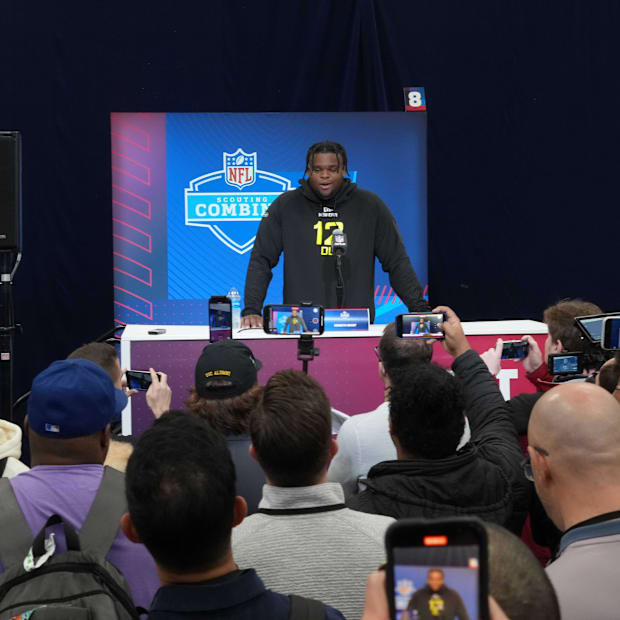 Kenneth Grant at podium