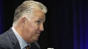 Purdue head coach Matt Painter speaks during Big Ten Men’s Basketball Media Days