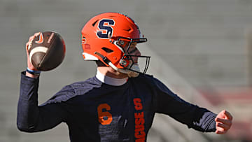 Syracuse football fans are eager to know whether record-setting quarterback Kyle McCord could return for another season.