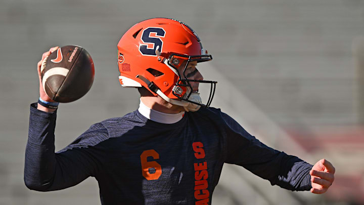 Syracuse football fans are eager to know whether record-setting quarterback Kyle McCord could return for another season.