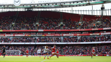 A new WSL attendance record was set at the north London derby