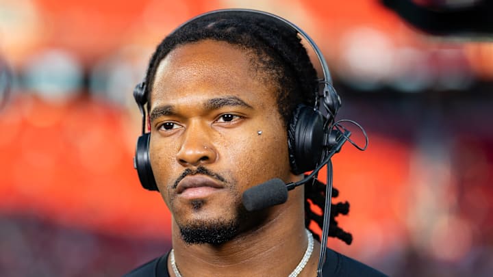 Carolina Panthers running back Rico Dowdle