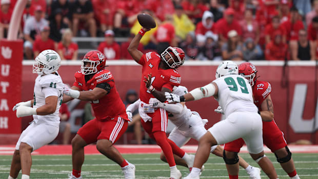 Utah Utes quarterback Devon Dampier 