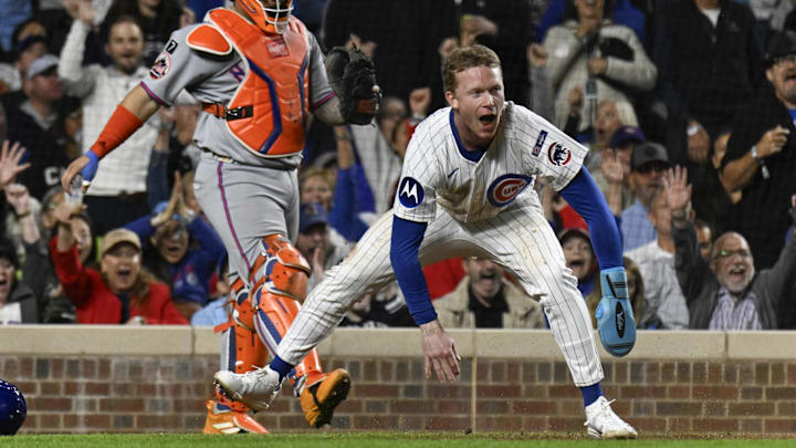 Pete Crow-Armstrong stole home from second.