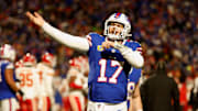 Buffalo Bills quarterback Josh Allen (17).