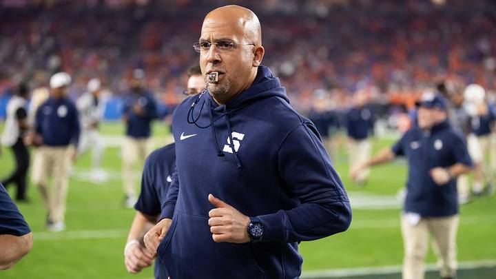 Penn State football head coach James Franklin