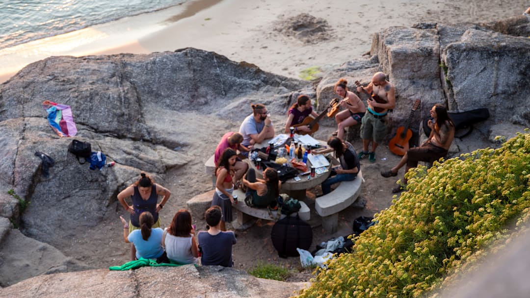 Views Of A Coruna Beaches