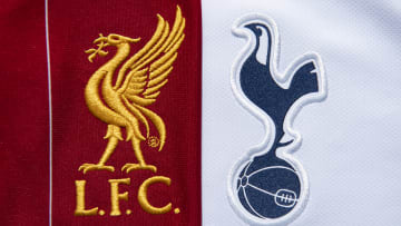 The Liverpool and Tottenham Hotspur Club Badges