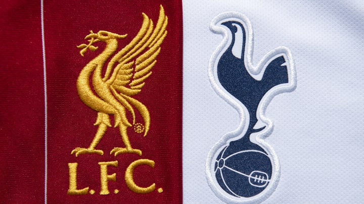 The Liverpool and Tottenham Hotspur Club Badges The Liverpool and Tottenham Hotspur Club Badges