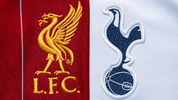 The Liverpool and Tottenham Hotspur Club Badges