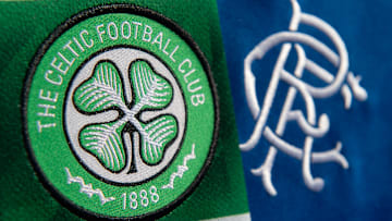 The Glasgow Celtic FC and the Glasgow Rangers FC Club Badges