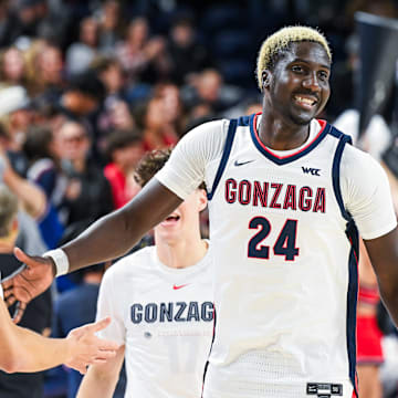 Gonzaga Bulldogs center Ismaila Diagne. 