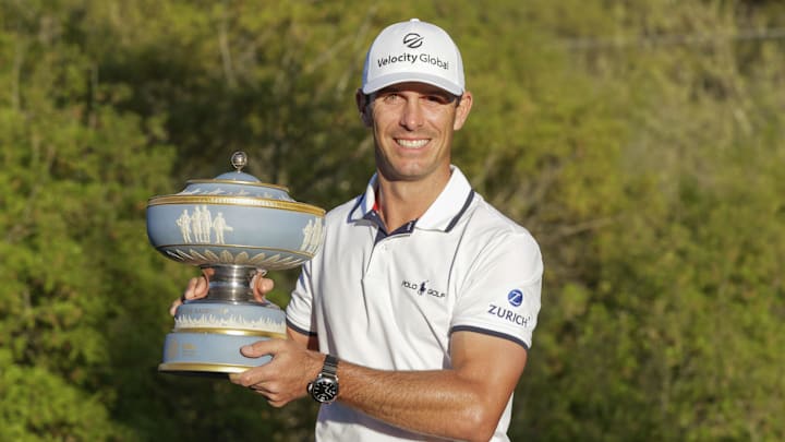 Billy Hoerschel wins the WGC-Dell Technologies Match Play in Austin, Texas after beating Scottie Scheffler